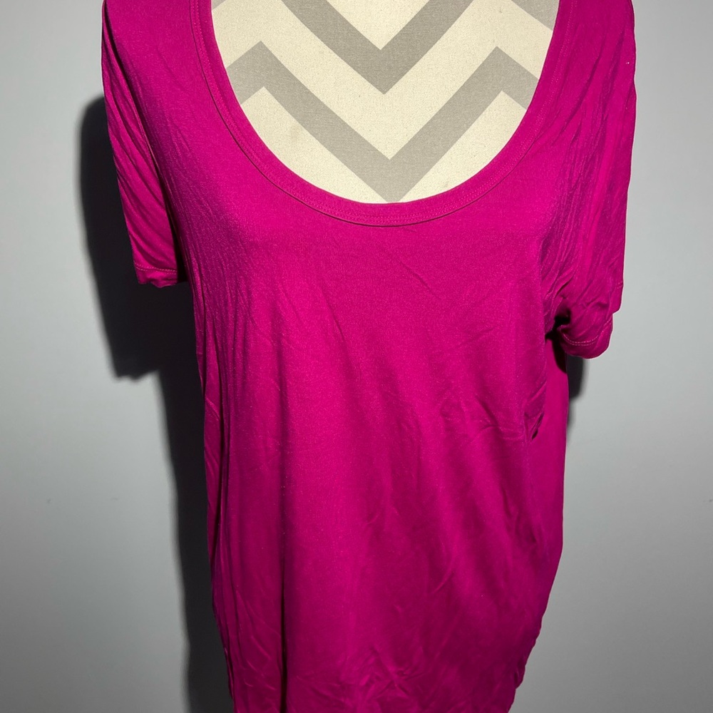 A New Day Fuchsia Short Sleeve Tee